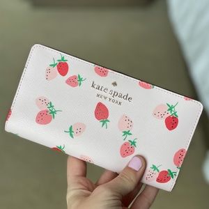 Kate spade strawberry wallet